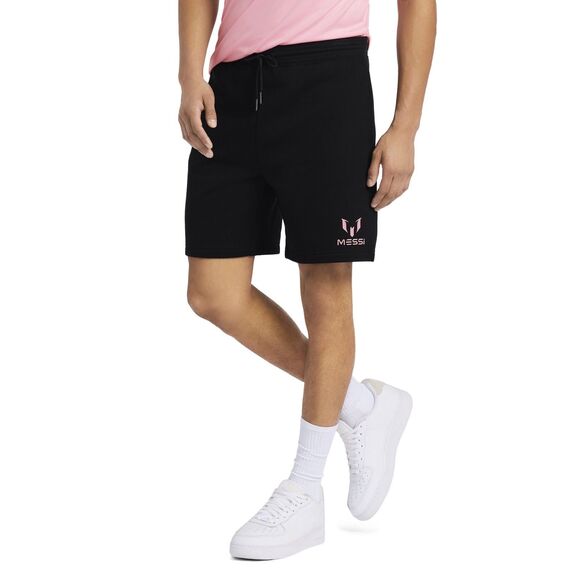 Messi Other - Messi Mens Athletic Fleece Black Active Jersey Pant Sports Shorts Size M